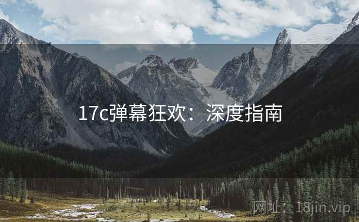 17c弹幕狂欢：深度指南